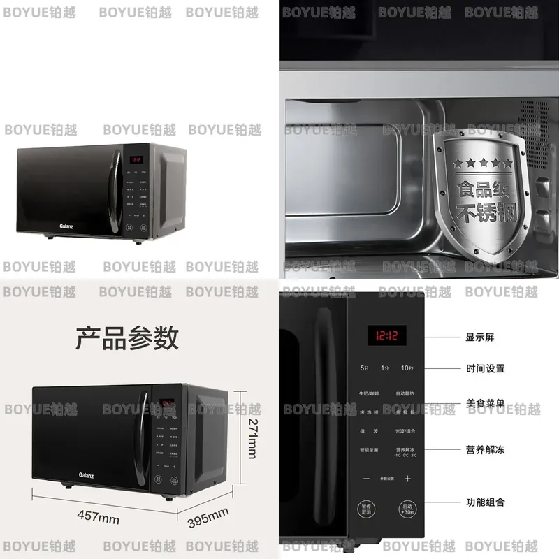 Home Cooking Heater - Forno Micro-ondas Compacto para Cozinha Doméstica,