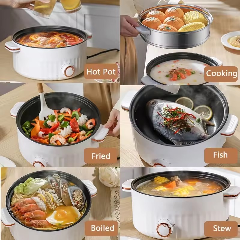 Panela Elétrica Portátil Multi - Home Cooking Cookbook avaliação e preço