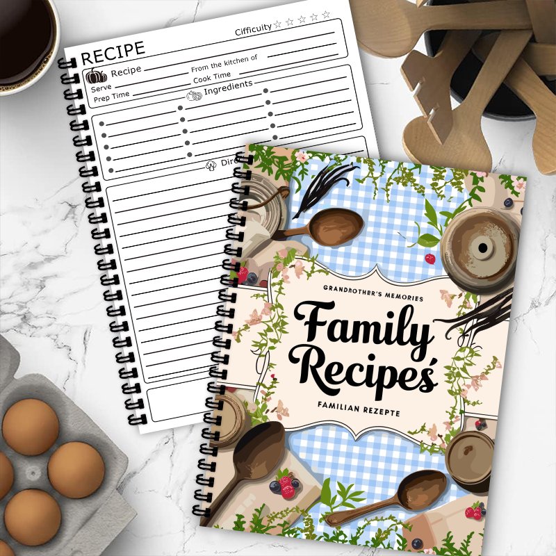 Livro de Receitas A5, Grade Az - Home Cooking Cookbook avaliação e preço